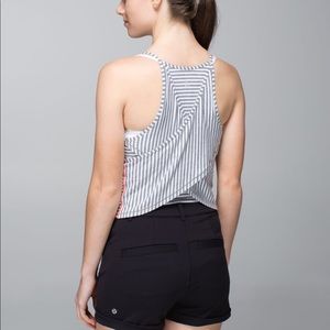 Lululemon Vita Loca tank white/heather grey